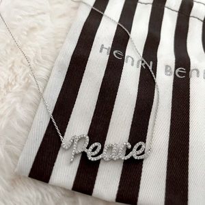 Henri Bendel Peace necklace